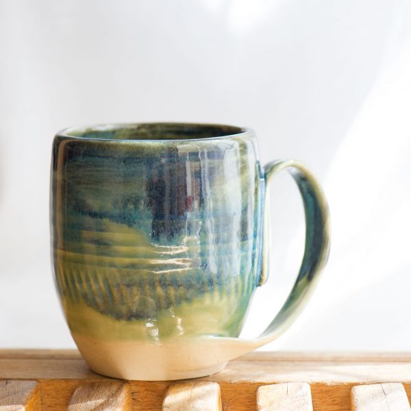 Blue Green Agate mug